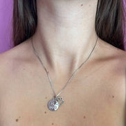 Collana Pet Addiction - argento rodio I ♥ Dog