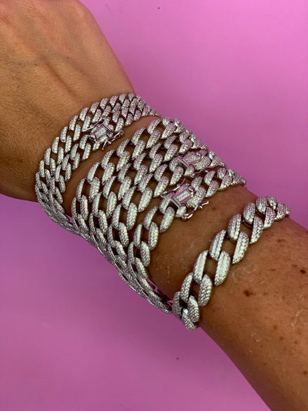 GRUMETTE - Bracciale sparkling argento 925 con zirconi