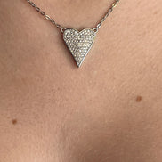 Collier Amour argento 925 con zirconi