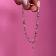 Bracciale diamantato argento 925 mm4