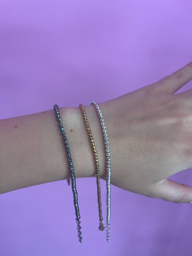 Bracciale diamantato argento 925 mm4