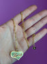 Collana BIG HEART Sweet  argento 925 oro giallo