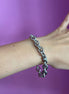 Bracciale catena e zirconi