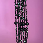 MAGNIFICO Bracciale multifili - 8 file - onice e ematite