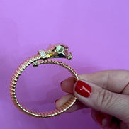 Bracciale TUBOGAS PANTERA contrarié 925 argento rose con zirconi